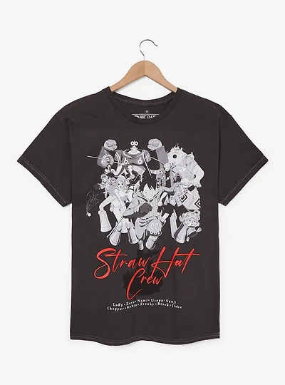 One Piece Straw Hat Crew Graphic T-Shirt — BoxLunch Exclusive