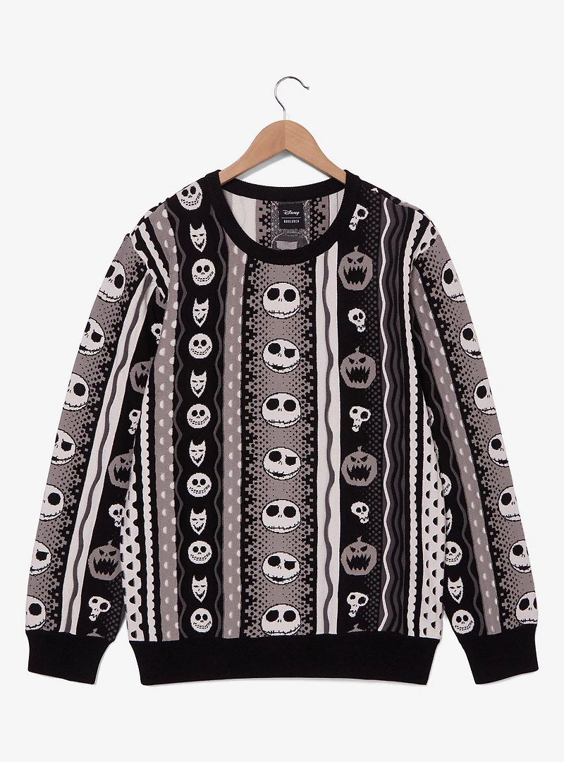 Disney Nightmare Before Christmas Jack Skellington Textured Knit Sweater - BoxLunch Exclusive