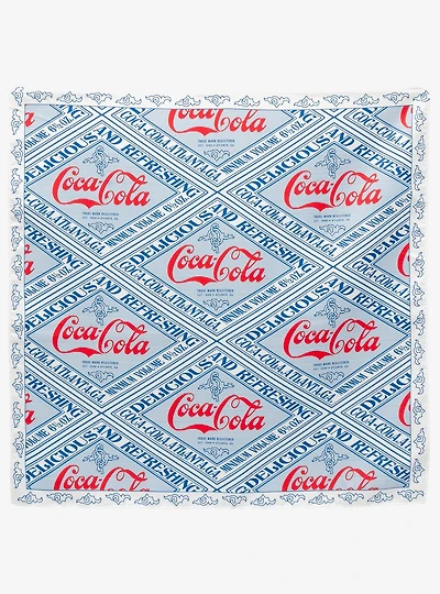 Coca-Cola Print Satin Scarf
