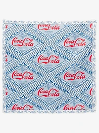 Coca-Cola Print Satin Scarf
