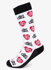 Diet Coke White Dress Socks
