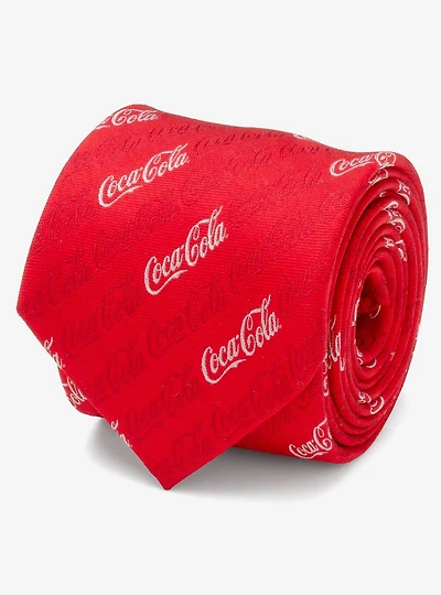 Coca-Cola Logo Red Men's Tie