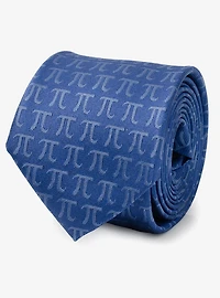 Pi Mathematics Symbol Blue Men's Tie