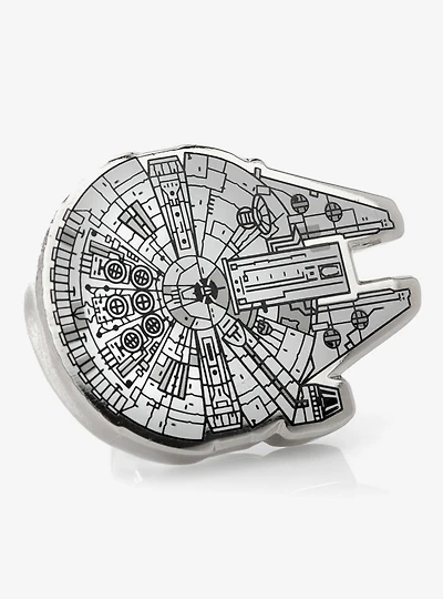Star Wars Millennium Falcon Blueprint Lapel Pin