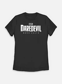 Marvel Daredevil: Born Again Logo Womens T-Shirt