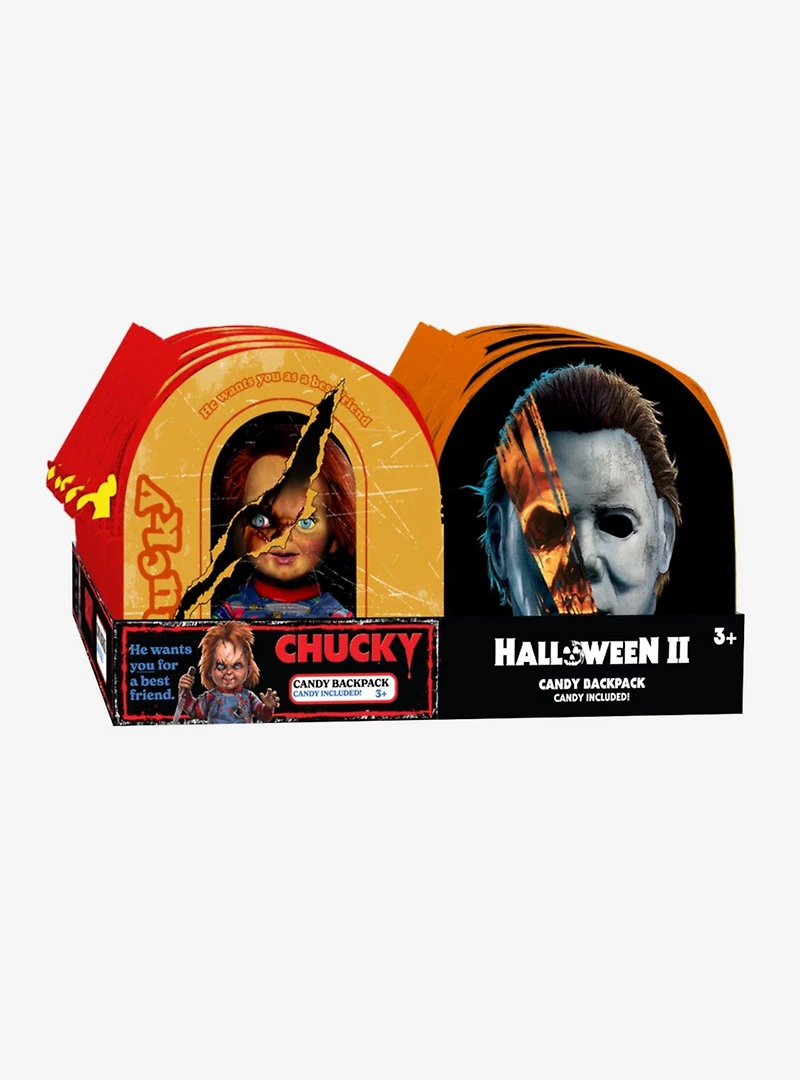 Chucky & Michael Myers Candy-Filled Blind Assorted Mini Backpack
