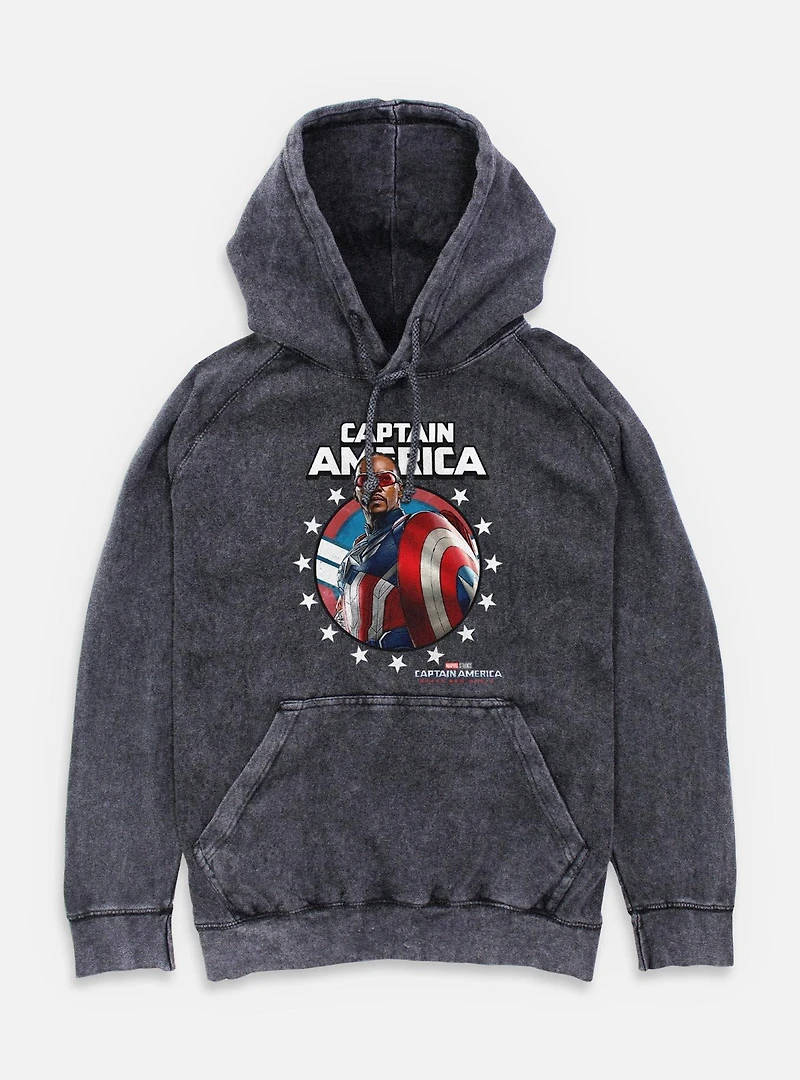Captain America: Brave New World Portrait Mineral Wash Hoodie