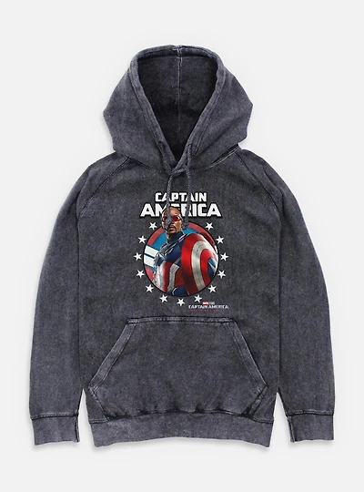 Captain America: Brave New World Portrait Mineral Wash Hoodie