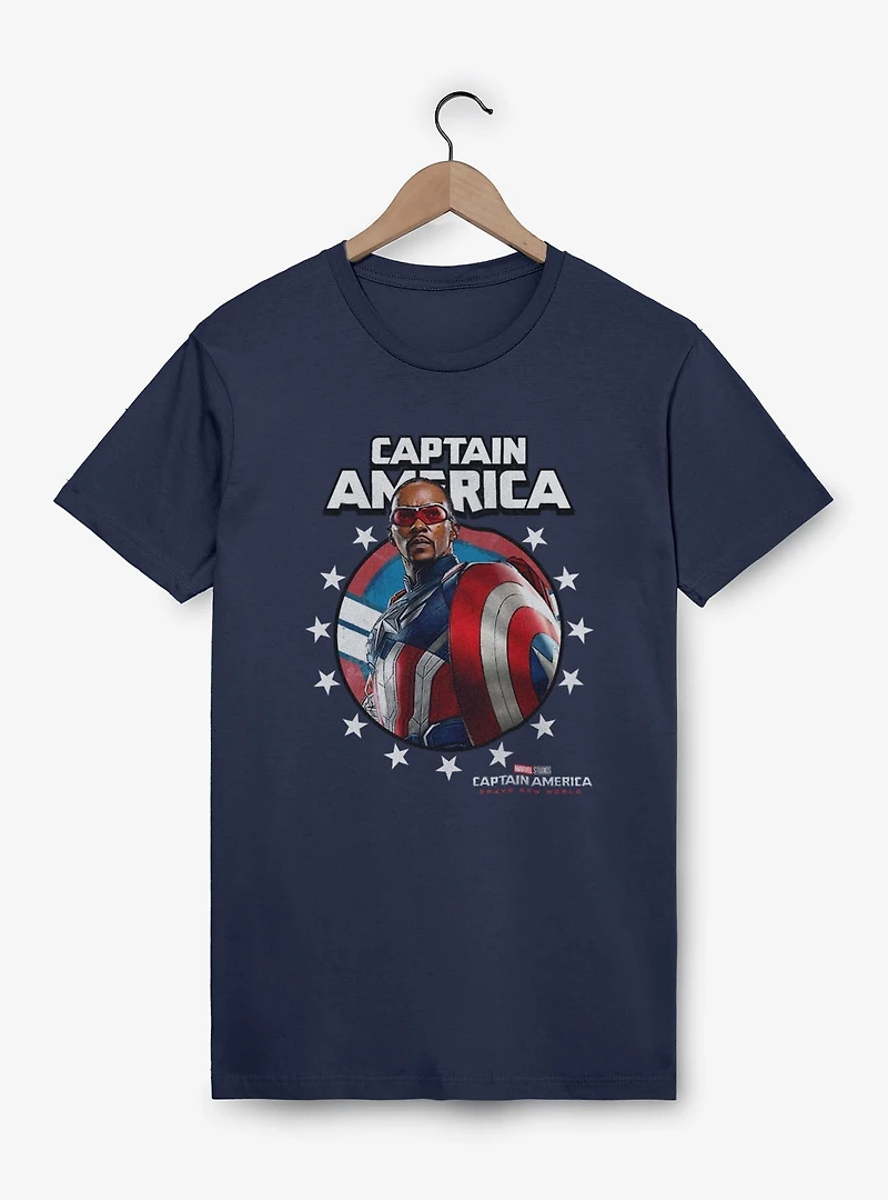 Captain America: Brave New World Portrait Garment Dye T-Shirt
