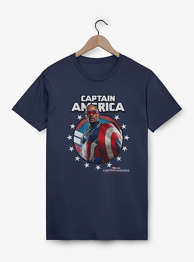 Captain America: Brave New World Portrait Garment Dye T-Shirt