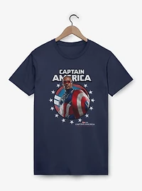 Captain America: Brave New World Portrait Garment Dye T-Shirt