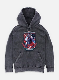 Captain America: Brave New World Poster Mineral Wash Hoodie