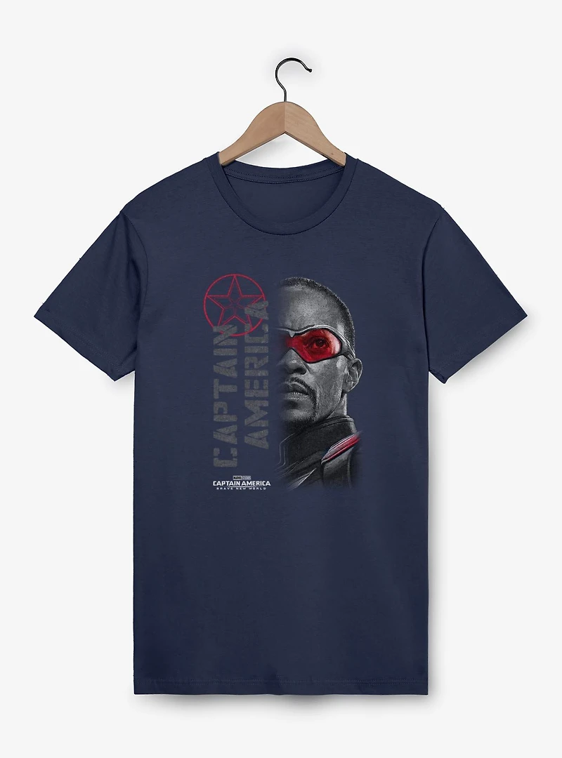 Captain America: Brave New World Red Lens Flare Garment Dye T-Shirt
