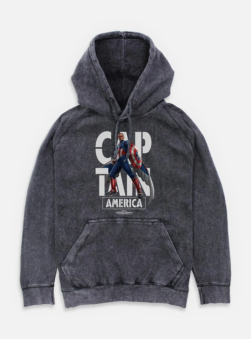 Captain America: Brave New World Name Mineral Wash Hoodie
