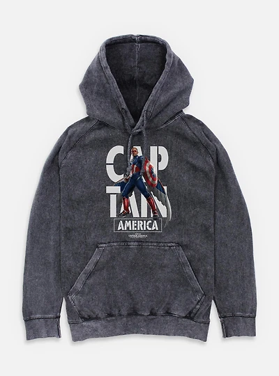 Captain America: Brave New World Name Mineral Wash Hoodie