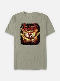 Captain America: Brave New World Red Hulk And Falcon Garment Dye T-Shirt
