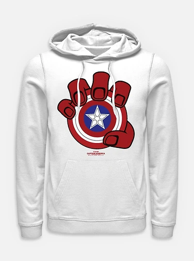 Captain America: Brave New World Red Hulk Hand And Shield Hoodie