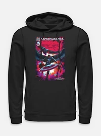 Captain America: Brave New World America And Falcon Comic Cover Hoodie