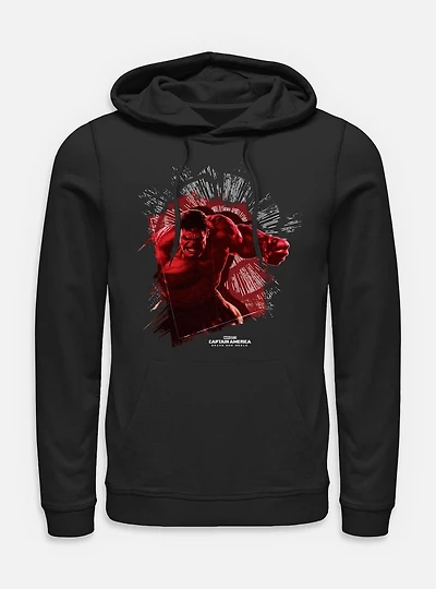 Captain America: Brave New World Red Hulk Punch Through Hoodie