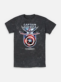 Captain America: Brave New World Shield Mineral Wash T-Shirt