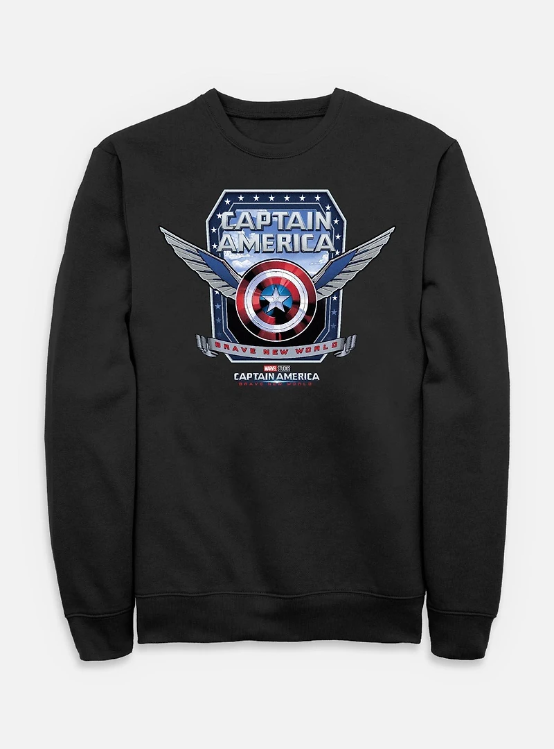 Captain America: Brave New World America Shield Wings Sweatshirt