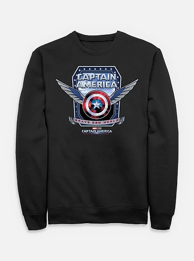 Captain America: Brave New World America Shield Wings Sweatshirt