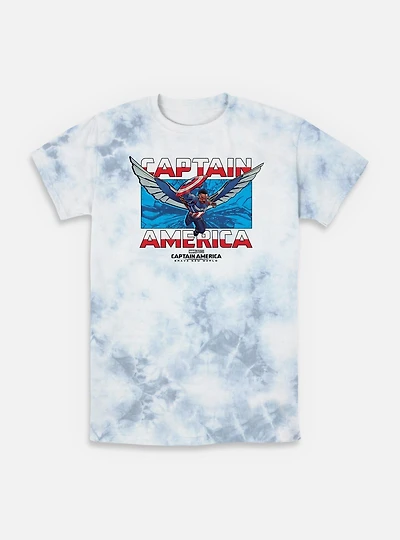 Captain America: Brave New World Breakthrough America Tie-Dye T-Shirt