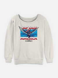 Captain America: Brave New World Breakthrough America Womens Slouchy Sweatshirt