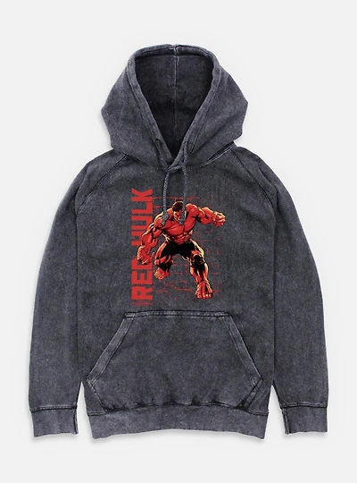 Captain America: Brave New World Stone Wall Hulk Mineral Wash Hoodie