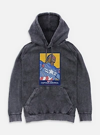Captain America: Brave New World America Portrait Mineral Wash Hoodie