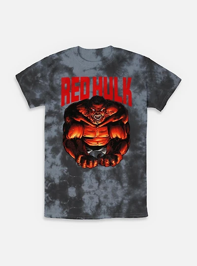 Marvel Red Hulk Tie-Dye T-Shirt