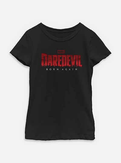 Marvel Daredevil: Born Again Red Logo Youth Girls T-Shirt