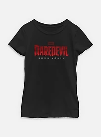 Marvel Daredevil: Born Again Red Logo Youth Girls T-Shirt