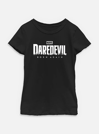Marvel Daredevil: Born Again Logo Youth Girls T-Shirt