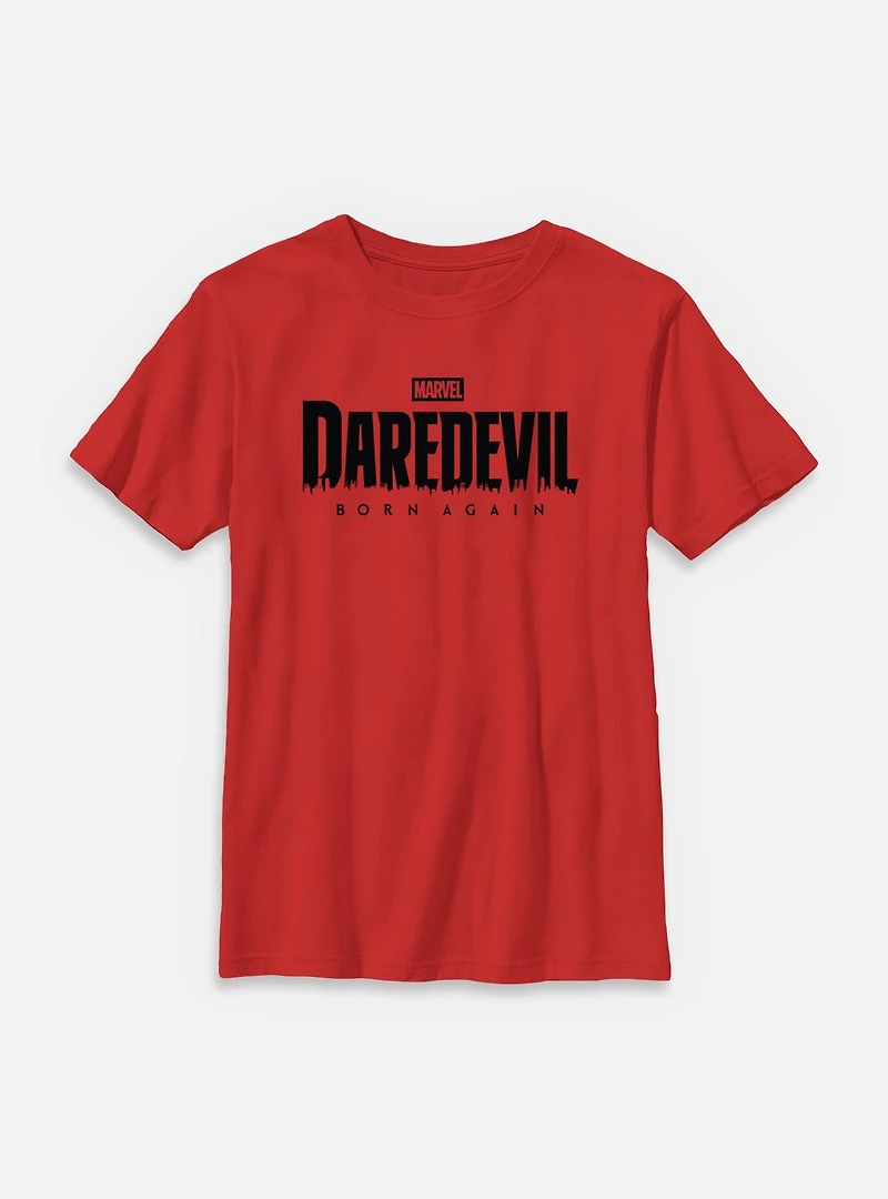 Marvel Daredevil: Born Again Black Logo Youth T-Shirt