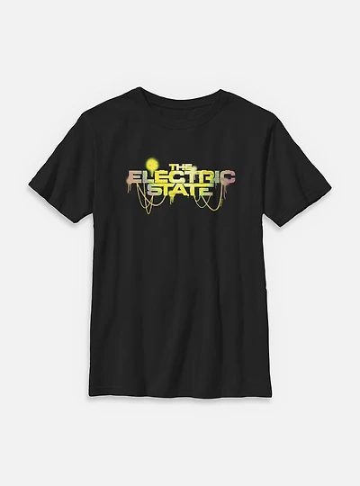 The Electric State Spray Paint Style Logo Youth T-Shirt