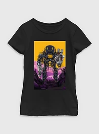The Electric State Heman Portrait Youth Girls T-Shirt