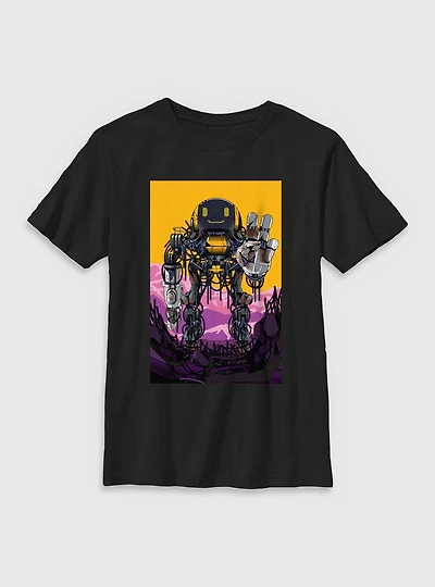 The Electric State Heman Portrait Youth T-Shirt