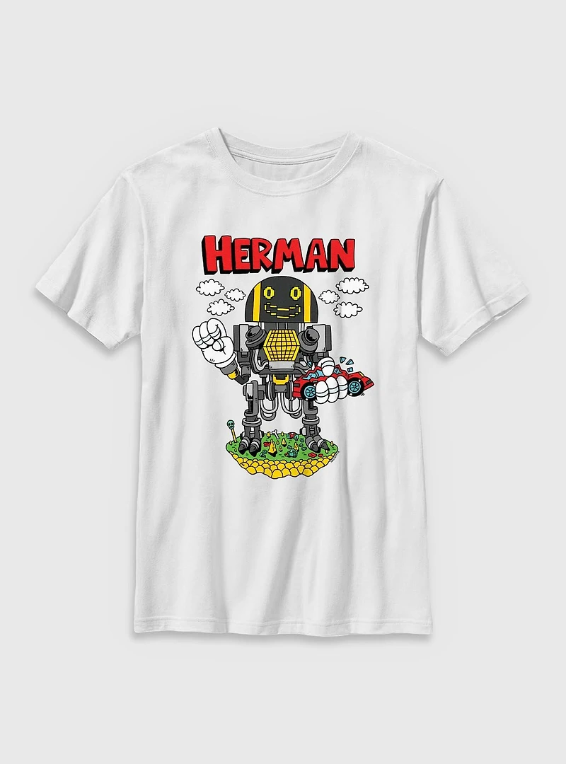 The Electric State Herman Cartoon Style Youth T-Shirt