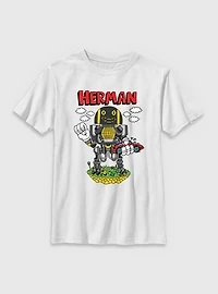 The Electric State Herman Cartoon Style Youth T-Shirt