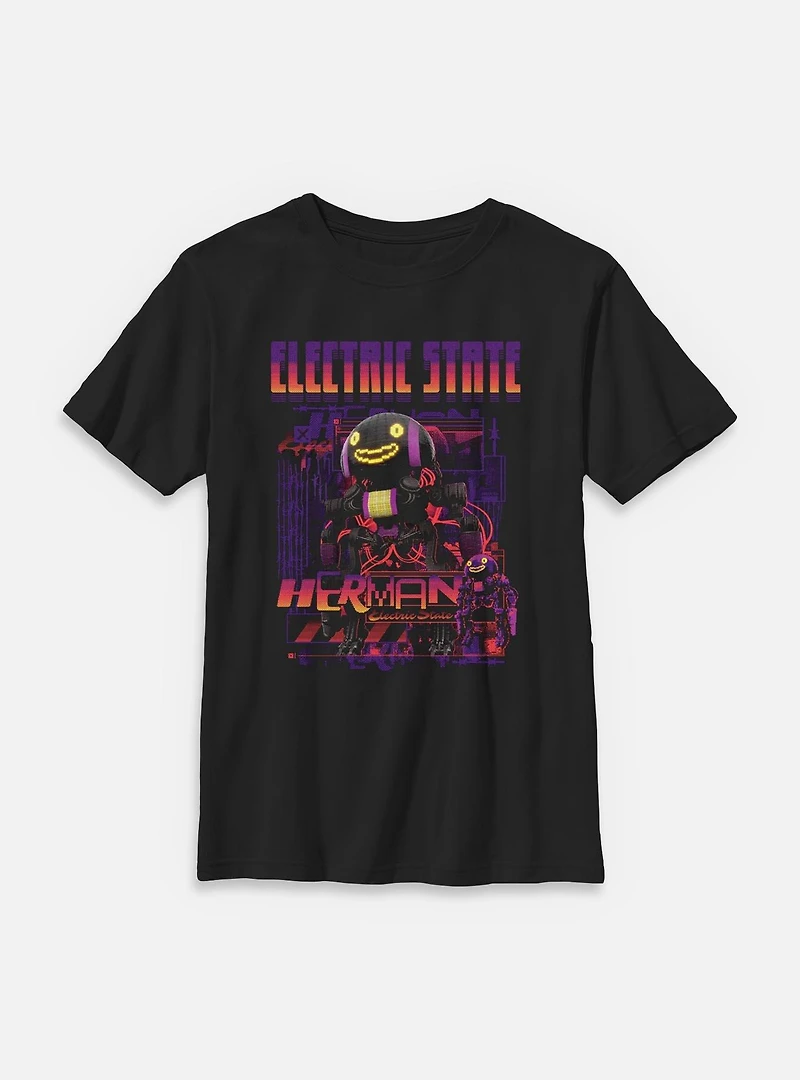The Electric State Glitch Herman Youth T-Shirt