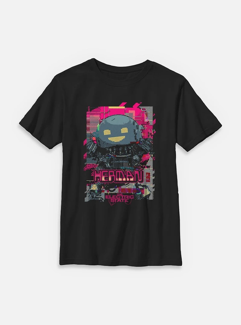 The Electric State Heman Glitch Poster Youth T-Shirt