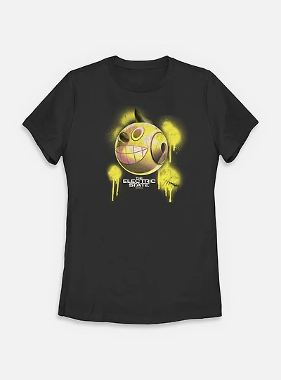 The Electric State Kid Cosmo Spray Paint Style Womens T-Shirt