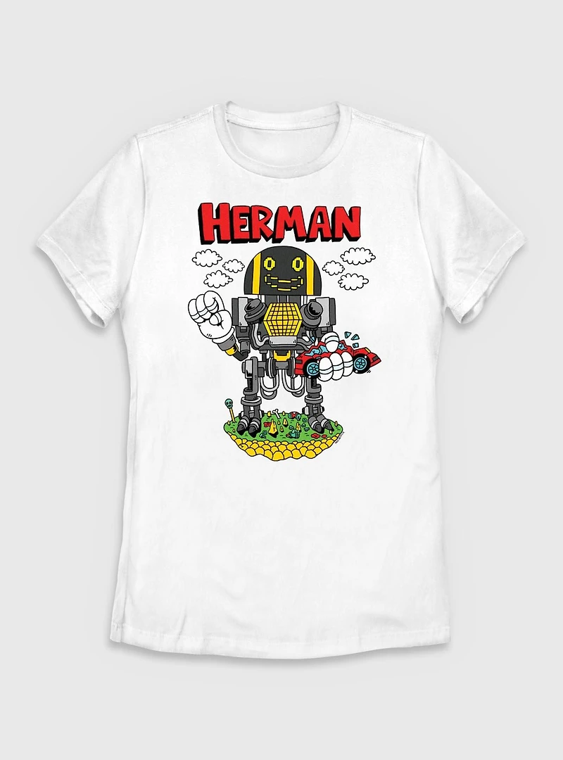 The Electric State Herman Cartoon Style Womens T-Shirt