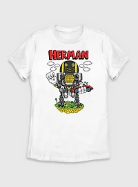 The Electric State Herman Cartoon Style Womens T-Shirt