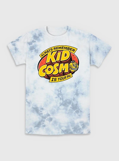 The Electric State Always Remember Kid Cosmo Is Your Pal Logo Tie-Dye T-Shirt