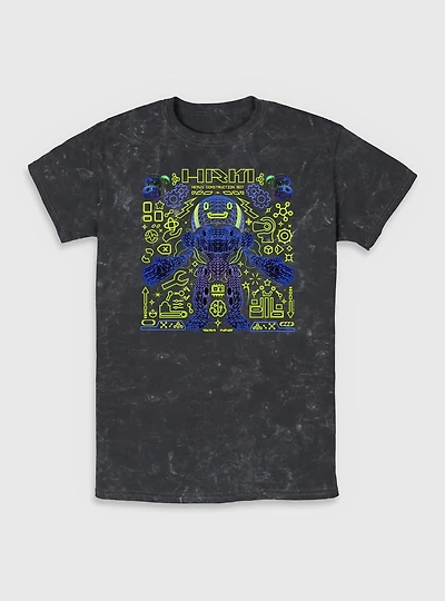 The Electric State Herman Heavy Construction Bot Mineral Wash T-Shirt