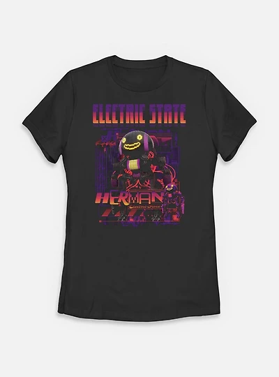 The Electric State Glitch Herman Womens T-Shirt
