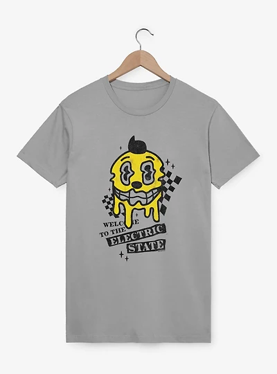 The Electric State Kid Cosmo Checkered Drip T-Shirt