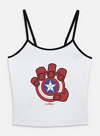 Captain America: Brave New World Red Hulk Hand And Shield Womens Cami